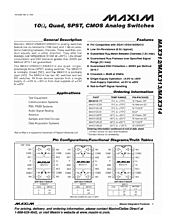 DataSheet MAX312 pdf